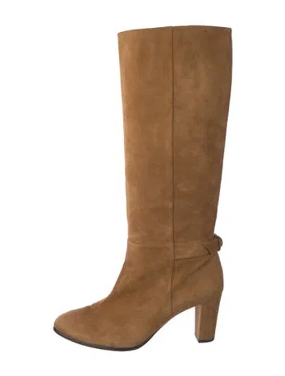 Pre-owned Alexandre Birman Suede Boots In Brown