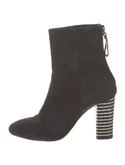 Pre-owned Alexandre Birman Suede Boots In Gray