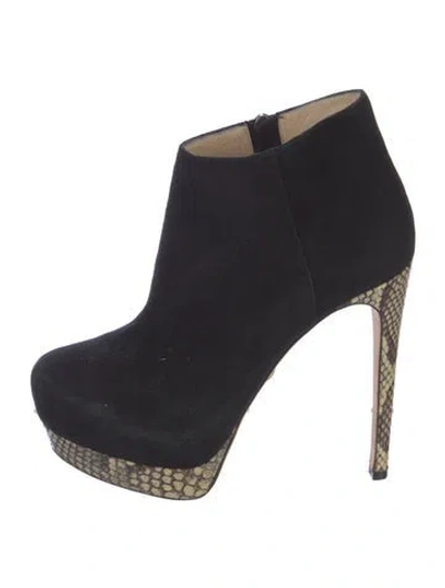 Pre-owned Alexandre Birman Suede Boots In Multi