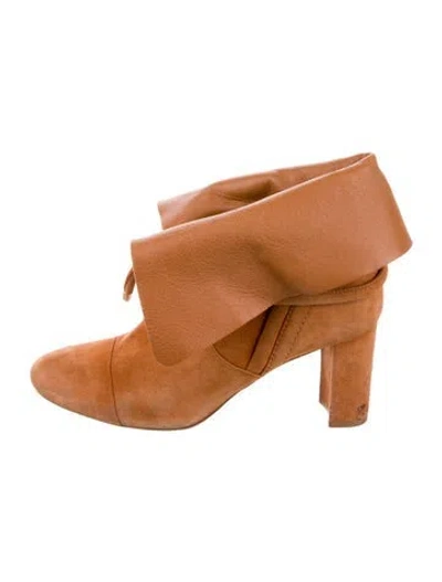 Pre-owned Alexandre Birman Suede Boots In Neutral