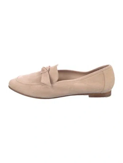 Pre-owned Alexandre Birman Suede Loafers In Neutral