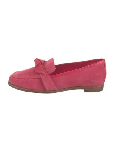 Pre-owned Alexandre Birman Suede Loafers In Pink