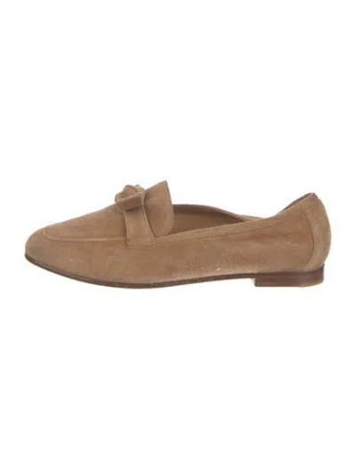 Pre-owned Alexandre Birman Suede Mules In Brown
