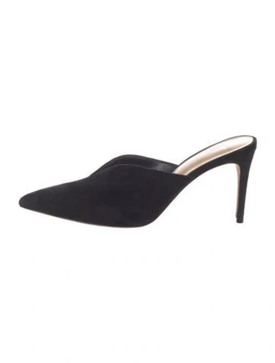 Pre-owned Alexandre Birman Suede Mules In Multi