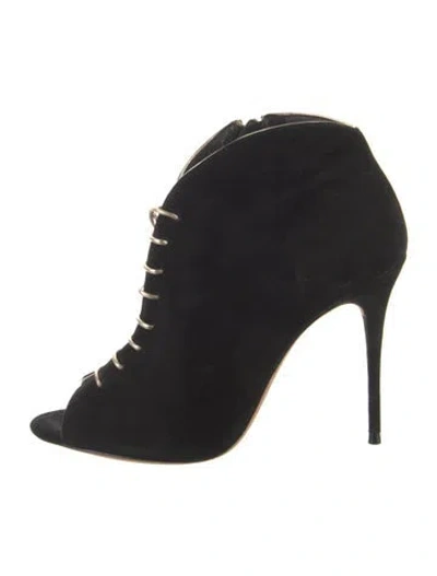 Pre-owned Alexandre Birman Suede Pumps In Black