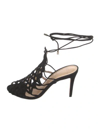 Pre-owned Alexandre Birman Suede Pumps In Black