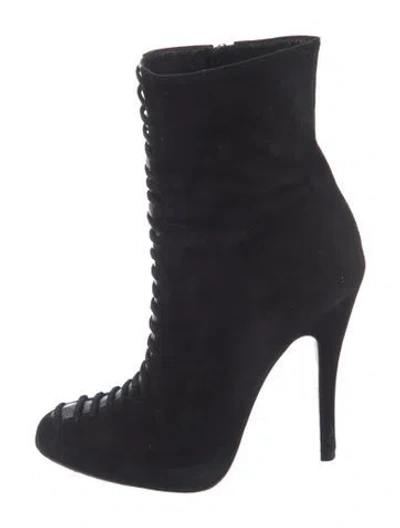 Pre-owned Alexandre Birman Suede Pumps In Black