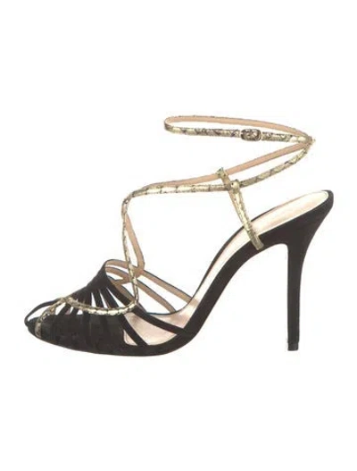 Pre-owned Alexandre Birman Suede Pumps In Black