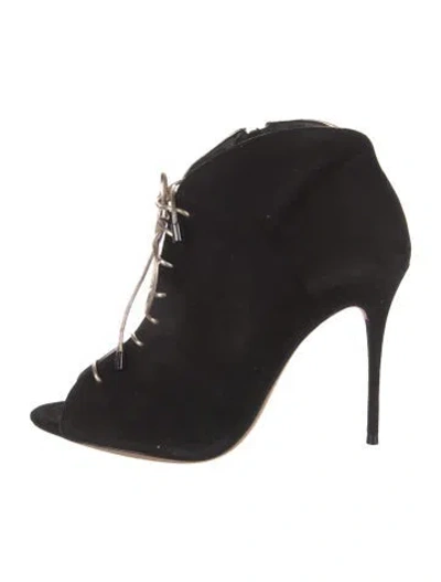 Pre-owned Alexandre Birman Suede Pumps In Black