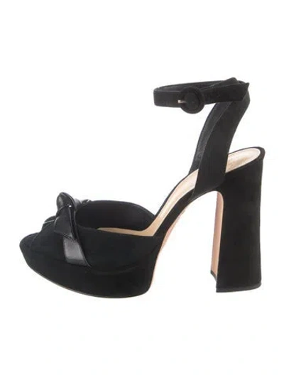Pre-owned Alexandre Birman Suede Pumps In Blue