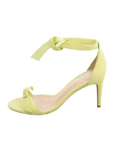 Pre-owned Alexandre Birman Suede Pumps In Green