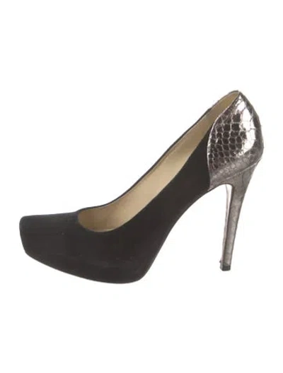 Pre-owned Alexandre Birman Suede Pumps In Multi