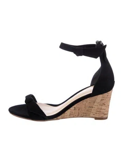 Pre-owned Alexandre Birman Suede Sandals In Black