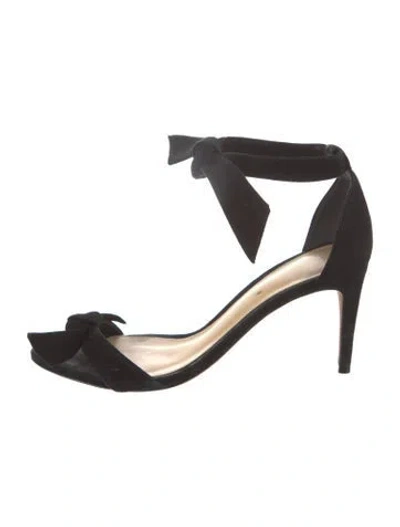 Pre-owned Alexandre Birman Suede Sandals In Black