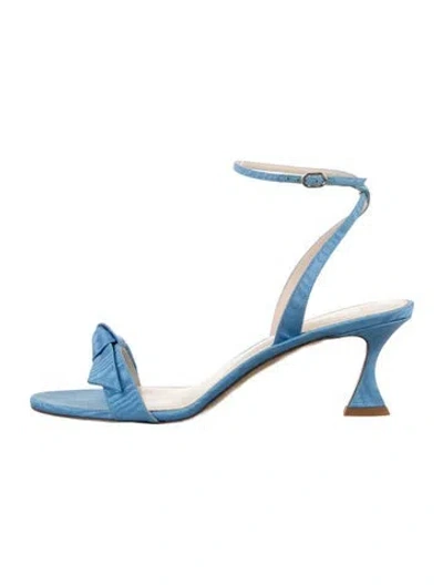 Pre-owned Alexandre Birman Suede Sandals In Blue