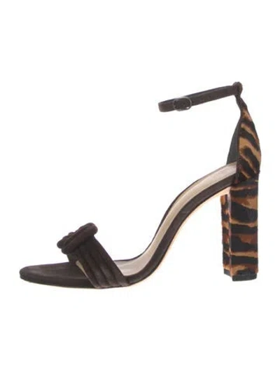 Pre-owned Alexandre Birman Suede Sandals In Brown