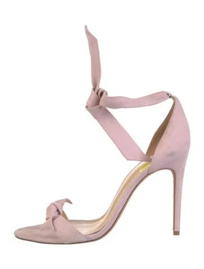Pre-owned Alexandre Birman Suede Sandals In Pink