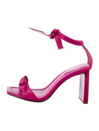 Pre-owned Alexandre Birman Suede Sandals In Pink