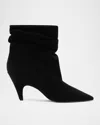 Alexandre Birman Tati Slouch Mini Scamosciato Booties