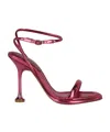 Alexandre Birman Teresa 100 Leather Sandal In Red
