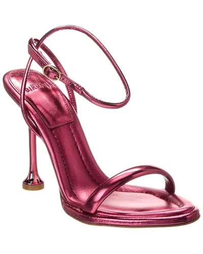 Alexandre Birman Teresa 100 Leather Sandal In Pink