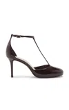Alexandre Birman Thay Patent Leather Pumps In Brown