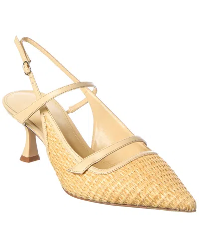 Alexandre Birman Tita 60 Raffia Pump In Multi