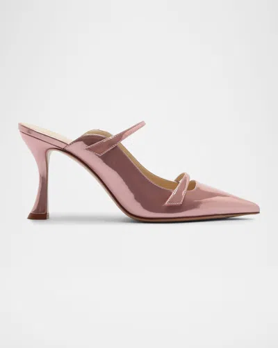 Alexandre Birman Tita 85mm Leather Mules In Pink