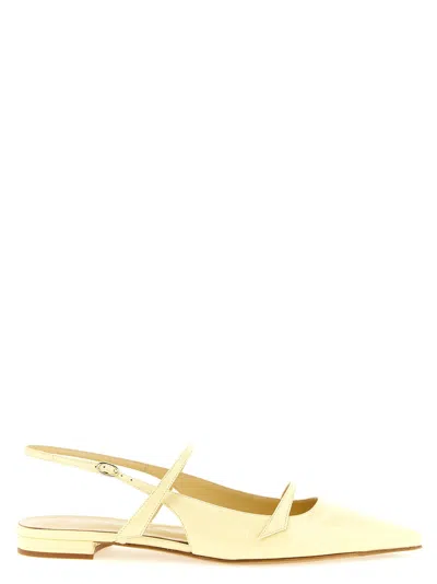 Alexandre Birman Tita Ballet Flat In Yellow