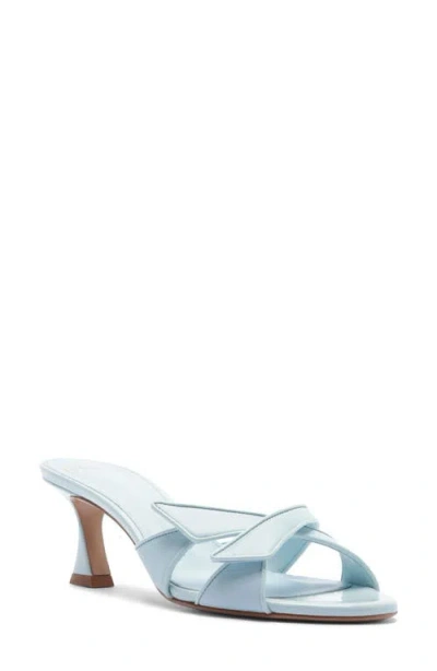 Alexandre Birman Tita Crisscross Slide Sandal In Blue