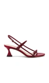 Alexandre Birman Tita Cage Slingback 60 In Heliconia Red