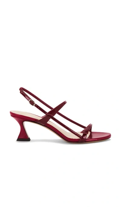 Alexandre Birman Tita Cage Slingback 60 In Heliconia Red