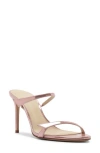 Alexandre Birman Tita Metallic Sandal In Pink