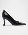 Alexandre Birman Tita Patent Leather Pumps
