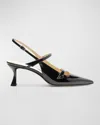 Alexandre Birman Tita Pointed Toe Slingback Pump In Black