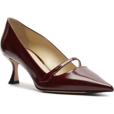Alexandre Birman Tita Shiny Leather Mary Jane Pumps
