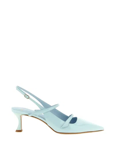 Alexandre Birman Tita Pointed Toe Slingbacks Pumps In Blue