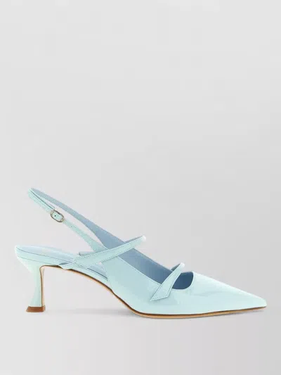 Alexandre Birman Tita Slingback Pumps Mid Heel Straps In Blue