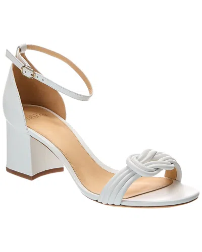 Alexandre Birman Vicky 60 Leather Sandal In White