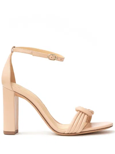 Alexandre Birman Vicky 90mm Leather Sandals In Nude
