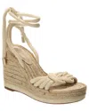 Alexandre Birman Vicky Rope Wedge Sandal In White