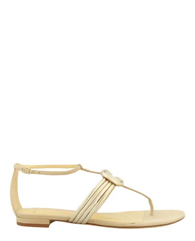 Alexandre Birman Vicky Thong Sandals In Gold
