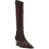 Alexandre Birman Victoria Knee High Saddle Boot In Brown