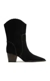 Alexandre Birman Victoria Saddle Boot In Black