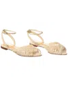 Alexandre Birman Agatha Braided Leather Flat Sandals