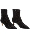 Alexandre Birman Myra Tresse 85 Leather Boot In Black
