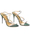 Alexandre Birman Sally 100 Crystal-embellished Faille Slingback Sandals