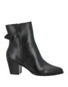 Alexandre Birman Woman Ankle Boots Black Size 8 Leather