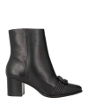 Alexandre Birman Woman Ankle Boots Black Size 8 Leather In Black