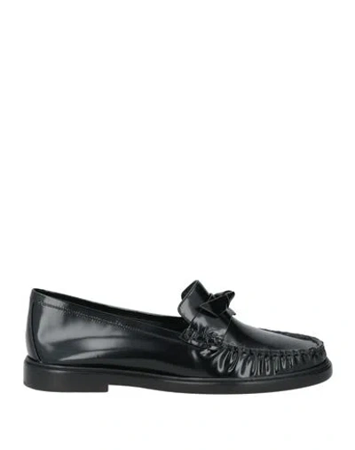 Alexandre Birman Woman Loafers Black Size 7.5 Leather